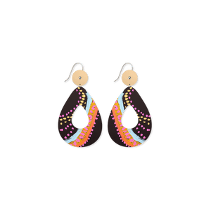 Murdie Morris Dreaming Small Avo Circle Drop Earrings