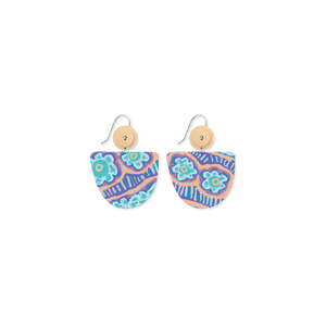 Murdie Morris Storytelling Organic Bell Circles Drop Earrings