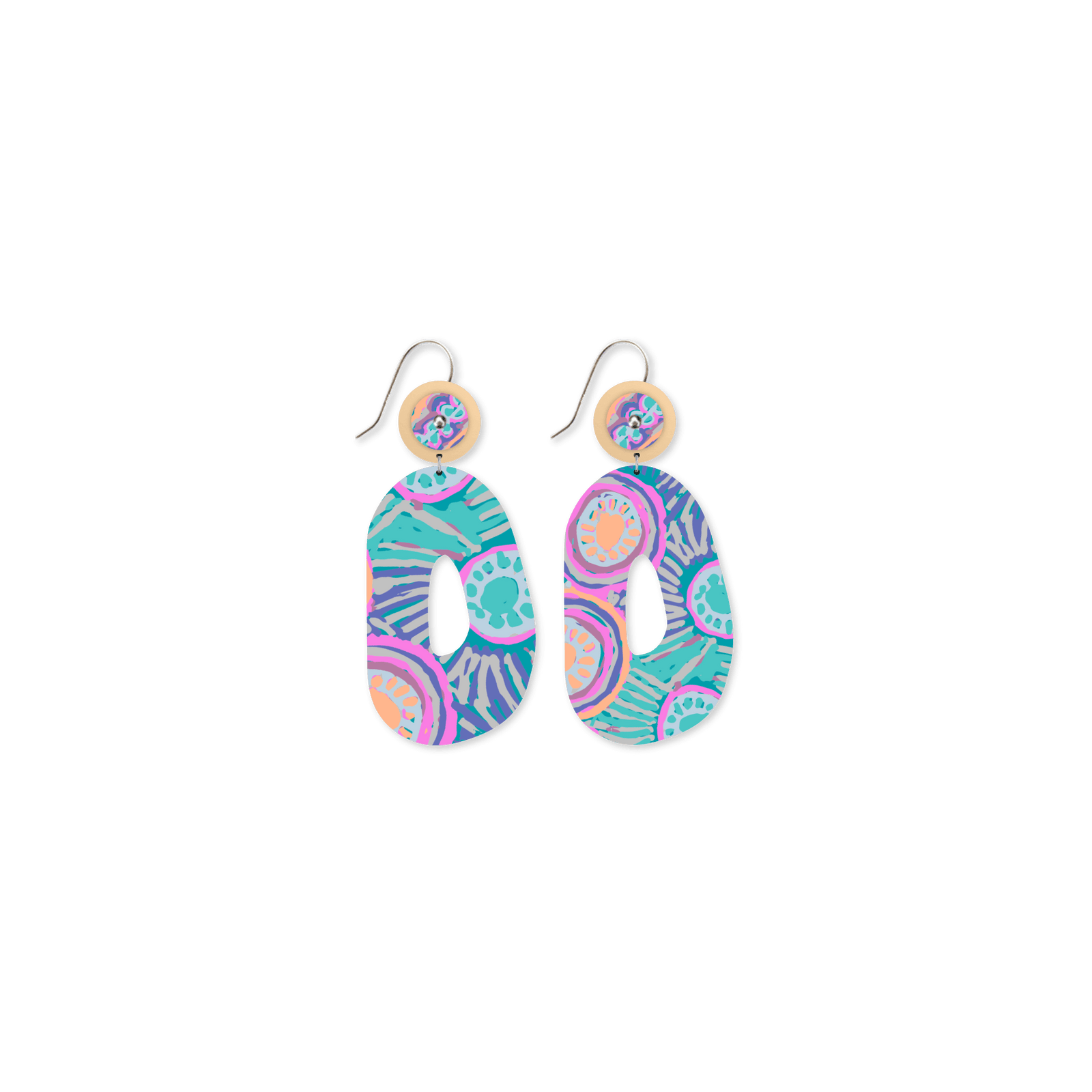 Murdie Morris Storytelling Organic Oval Drop Earrings