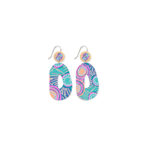 Murdie Morris Storytelling Organic Oval Drop Earrings