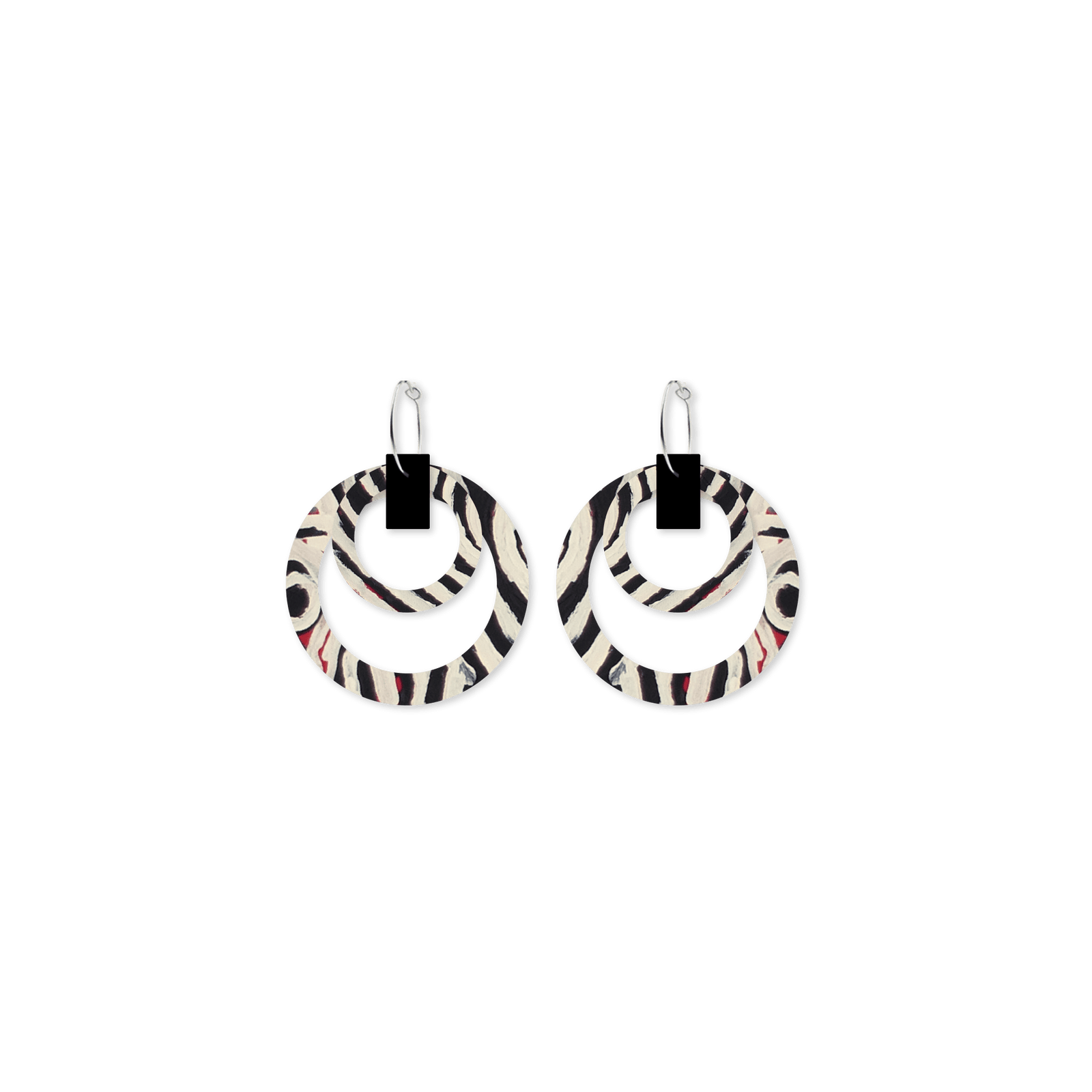 Murdie Morris Wild Dog Double Halo Hoop Earrings