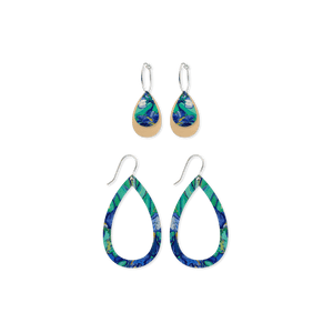 Van Gogh Irises Trinity Tear Pack Earrings