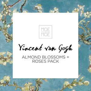 Van Gogh Roses and Almond Blossoms Pack
